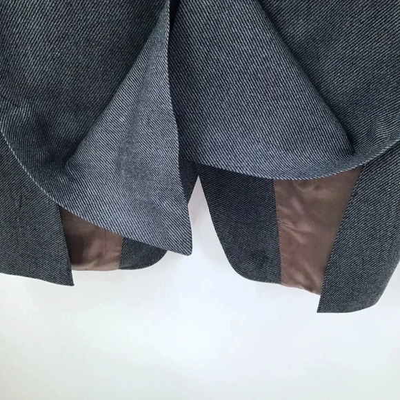 Men's Hardwick Sport Coat Blazer 48 Long Gray Stripe Wool Airwool Made in USA - Picture 10 of 14